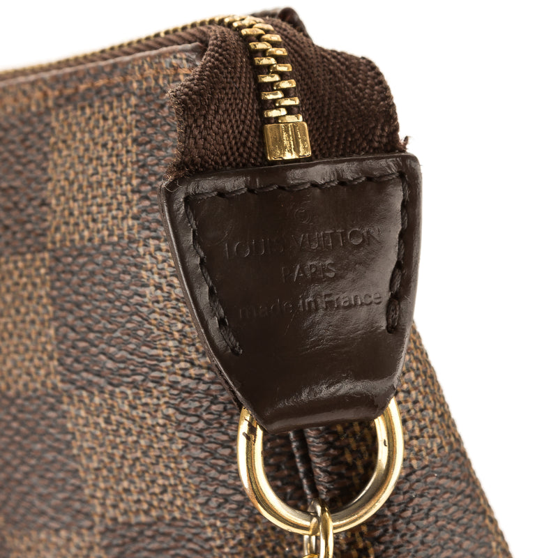 Louis Vuitton Damier Ebene Canvas Mini Pochette Accessoires Bag (Pre O – LuxeDH