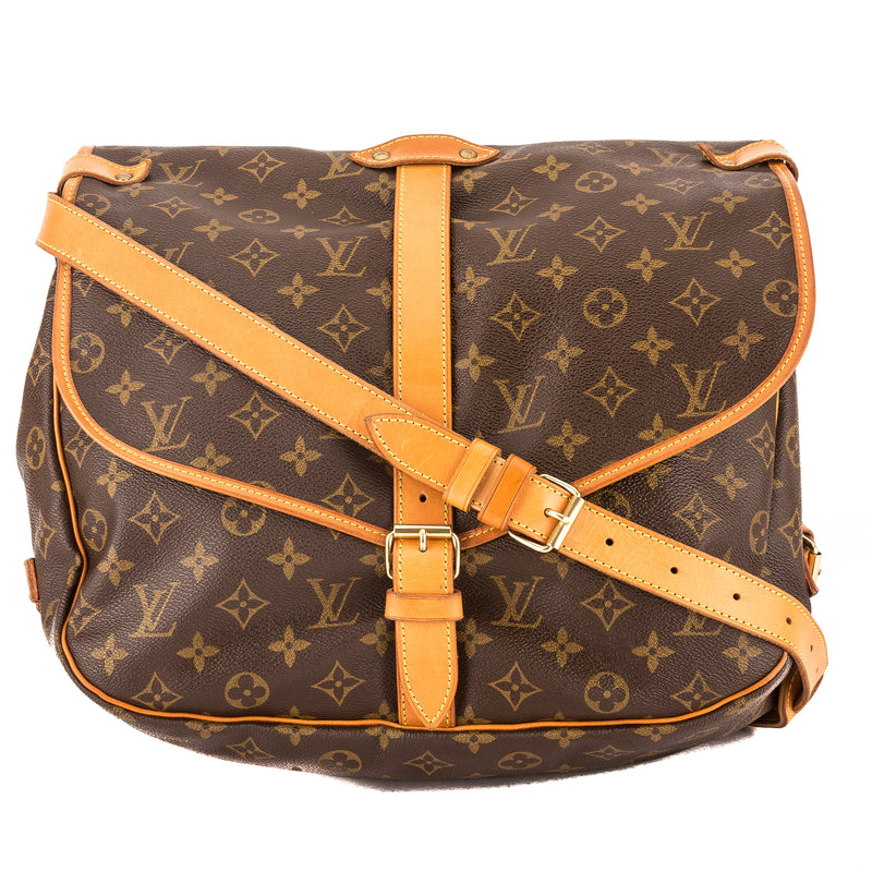 Louis Vuitton Monogram Canvas Saumur 35 Bag (Pre Owned) – LuxeDH