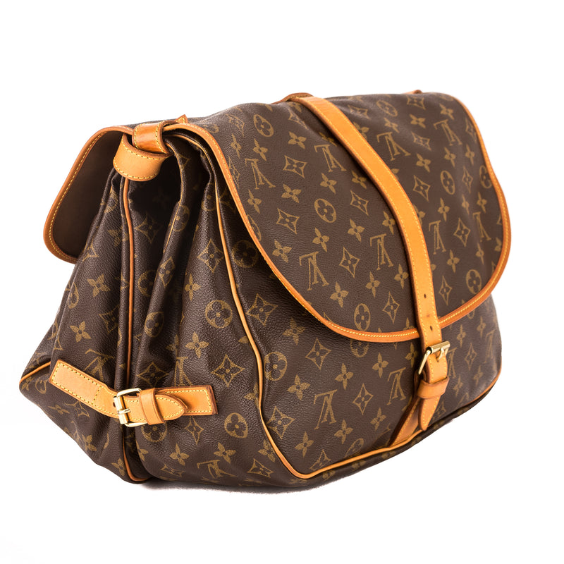 Louis Vuitton Monogram Canvas Saumur 35 Bag (Pre Owned) – LuxeDH