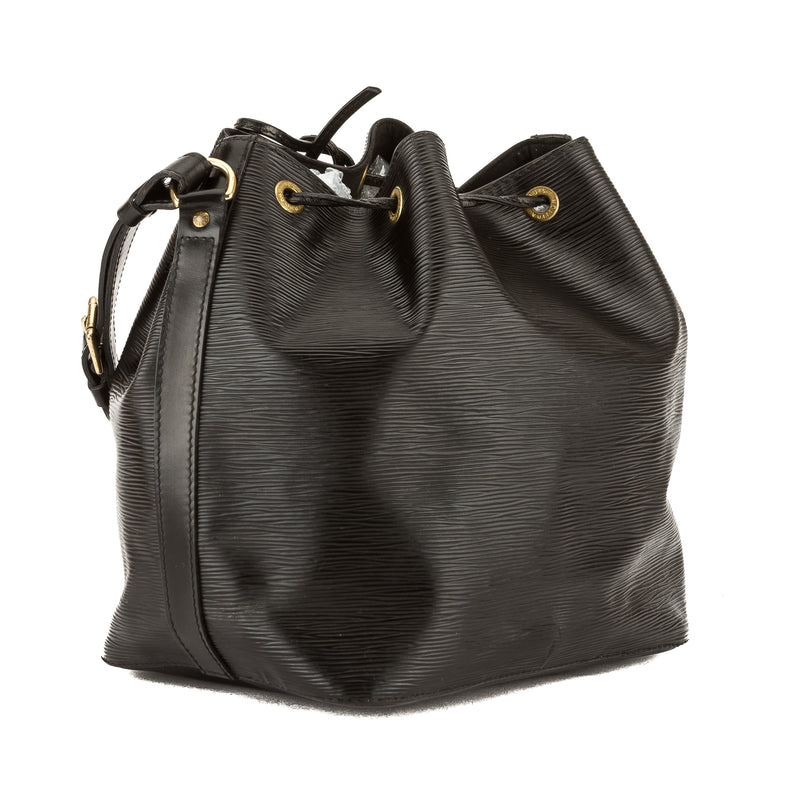 Louis Vuitton Noir Epi Leather Petit Noé Shoulder Bag (Pre Owned) – LuxeDH