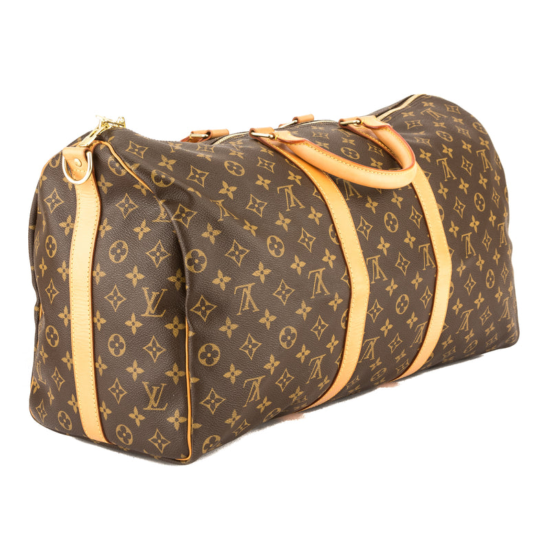 Louis Vuitton Monogram Canvas Keepall Bandouliere 50 Bag (Pre Owned) – LuxeDH