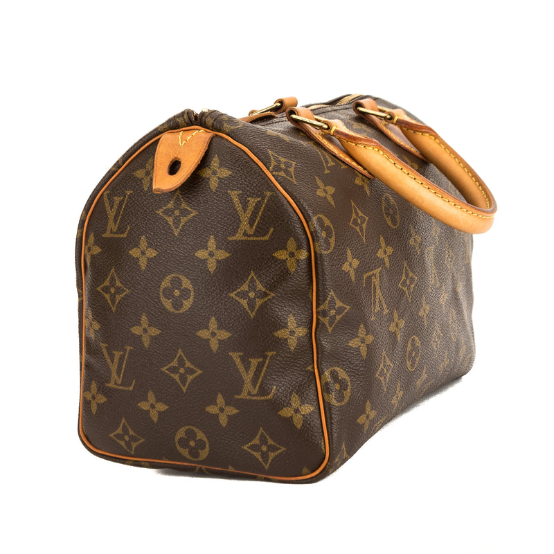 Louis Vuitton Monogram Canvas Speedy 25 Bag (Pre Owned) – LuxeDH