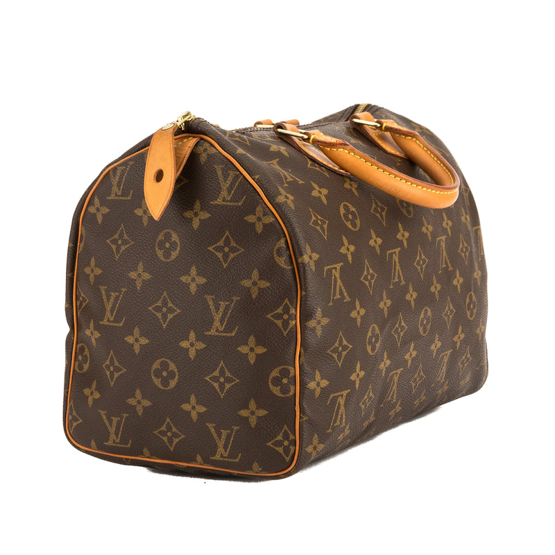 Louis Vuitton Monogram Canvas Speedy 30 Bag (Pre Owned) – LuxeDH