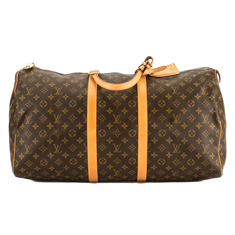 Louis Vuitton Monogram Canvas Keepall 55 Boston Bag (Pre Owned) – LuxeDH