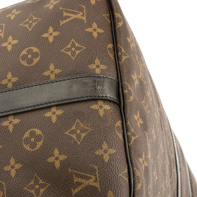 Louis Vuitton Monogram Macassar Canvas Keepall Bandouliere 55 Bag (Pre – LuxeDH
