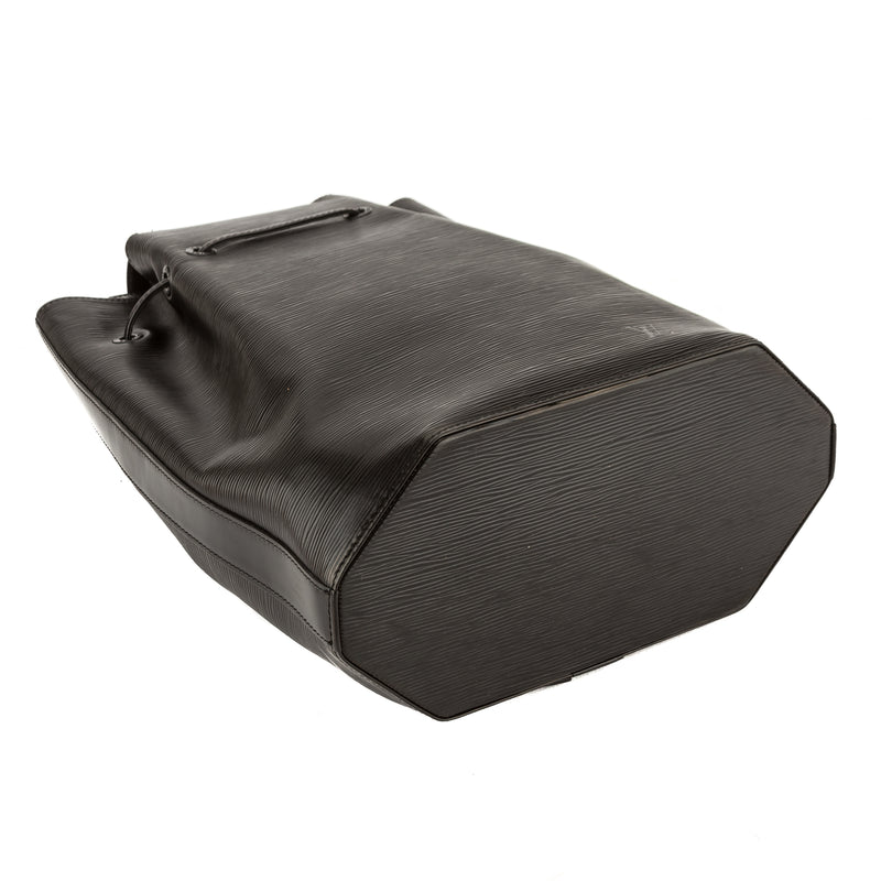 Louis Vuitton Noir Epi Leather Sac A Dos Drawstring Bag (Pre Owned) – LuxeDH
