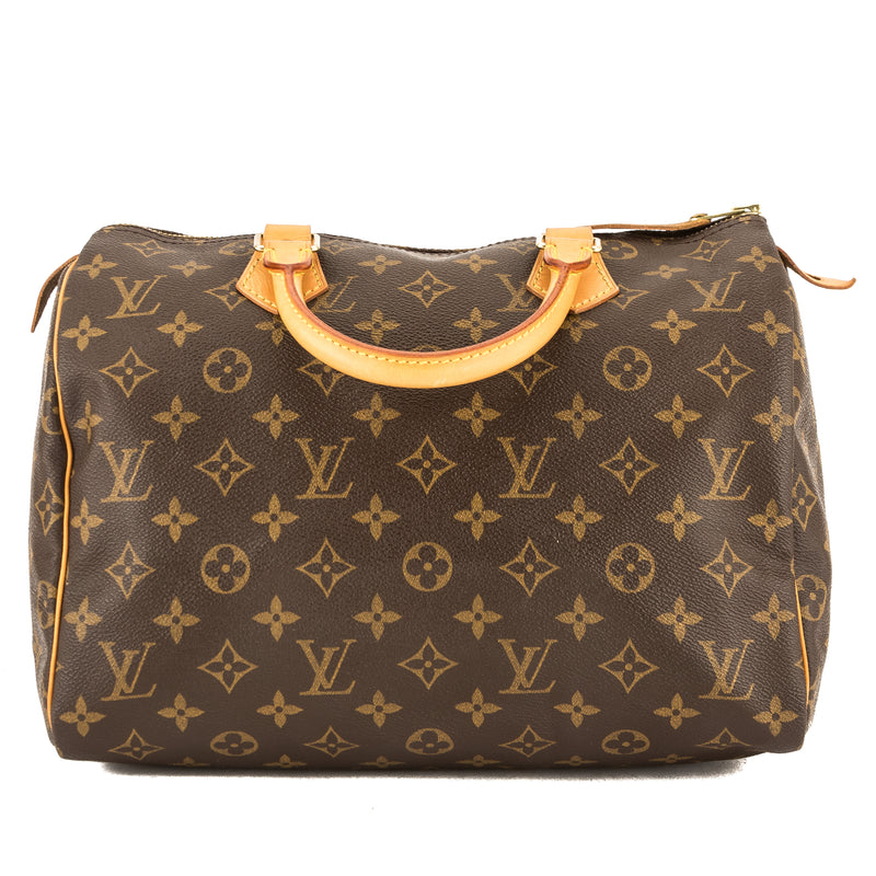 Louis Vuitton Monogram Canvas Speedy 30 Bag (Pre Owned) – LuxeDH