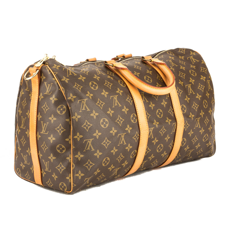 Louis Vuitton Monogram Canvas Keepall Bandouliere 45 Bag (Pre Owned) – LuxeDH