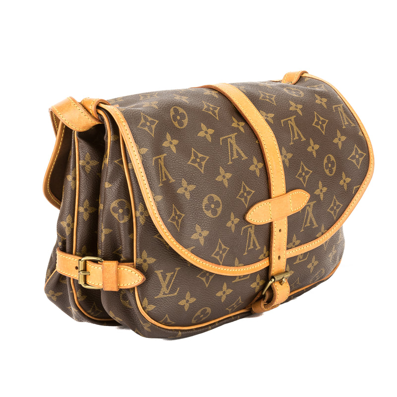 Louis Vuitton Monogram Canvas Saumur 30 Bag (Pre Owned) – LuxeDH