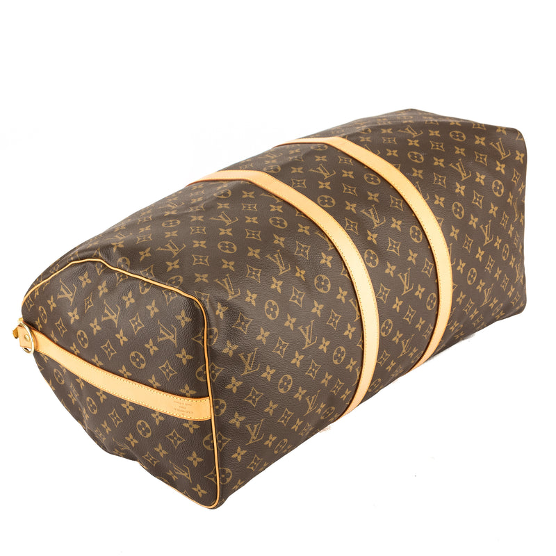 Louis Vuitton Monogram Canvas Keepall Bandouliere 55 Bag (Pre Owned) – LuxeDH