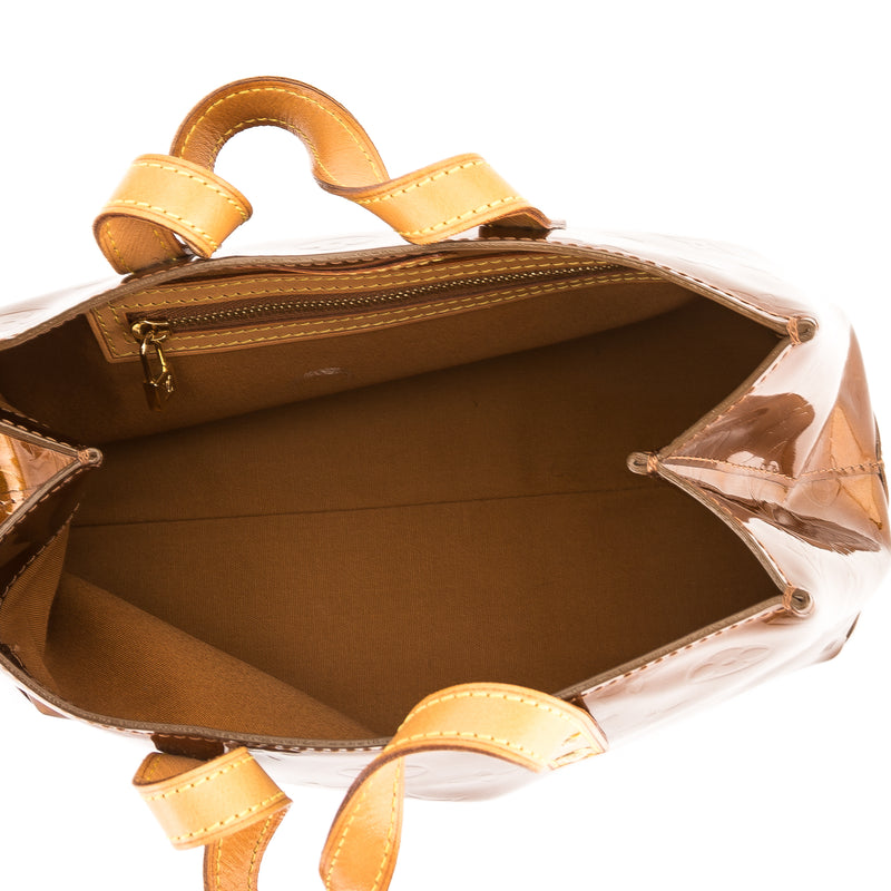 Louis Vuitton Bronze Monogram Vernis Leather Reade PM Bag (Pre Owned) – LuxeDH