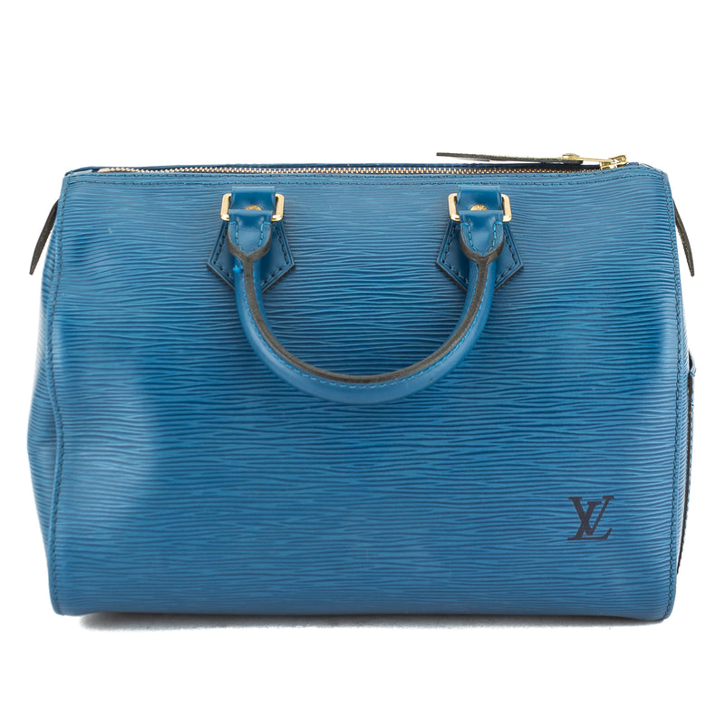 Louis Vuitton Toledo Blue Epi Leather Speedy 30 (3844003) – LuxeDH
