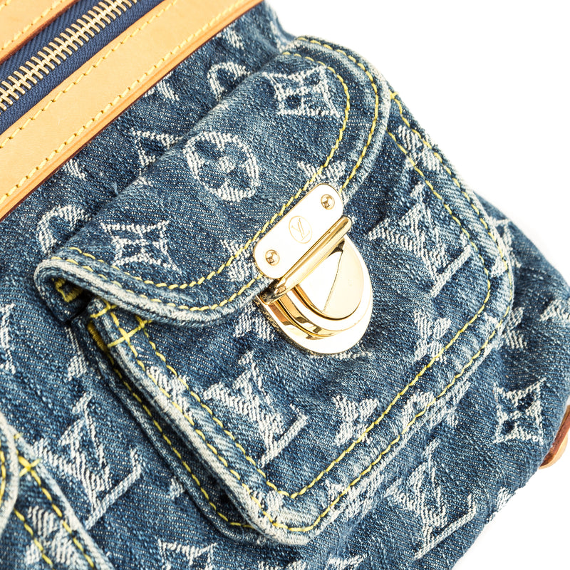 Louis Vuitton Blue Monogram Denim Baggy PM Bag (Pre Owned) – LuxeDH