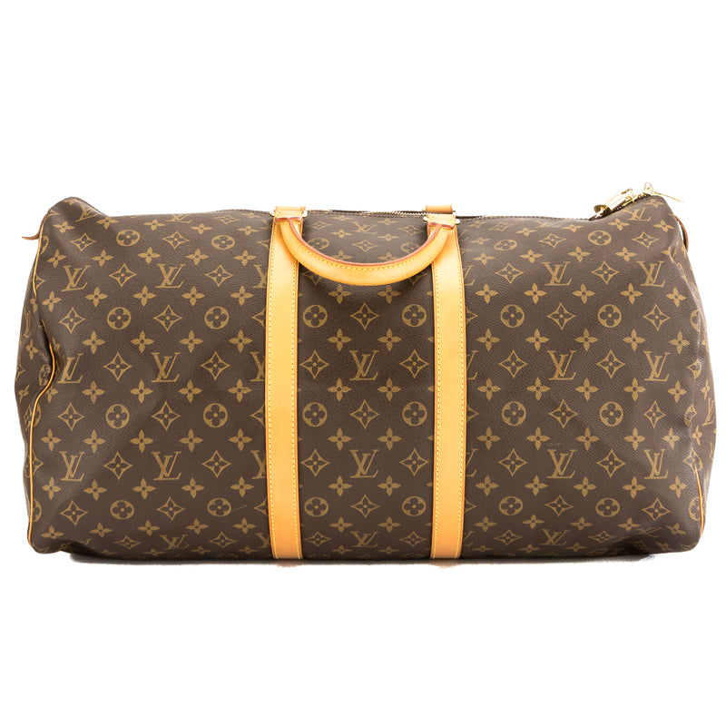 Louis Vuitton Monogram Canvas Keepall 55 Boston Bag (Pre Owned) – LuxeDH