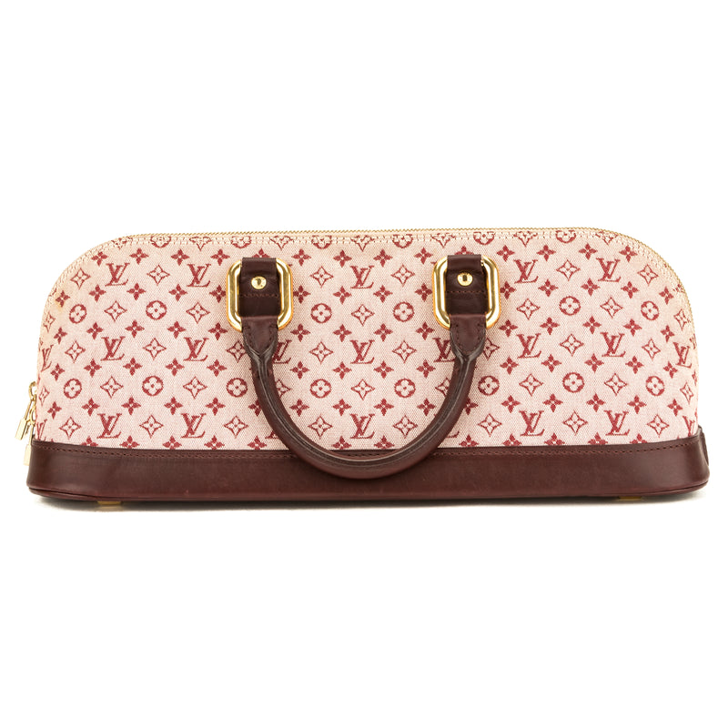 Authentic Louis Vuitton Alma Lin Cerise Horizontal Long Pink 