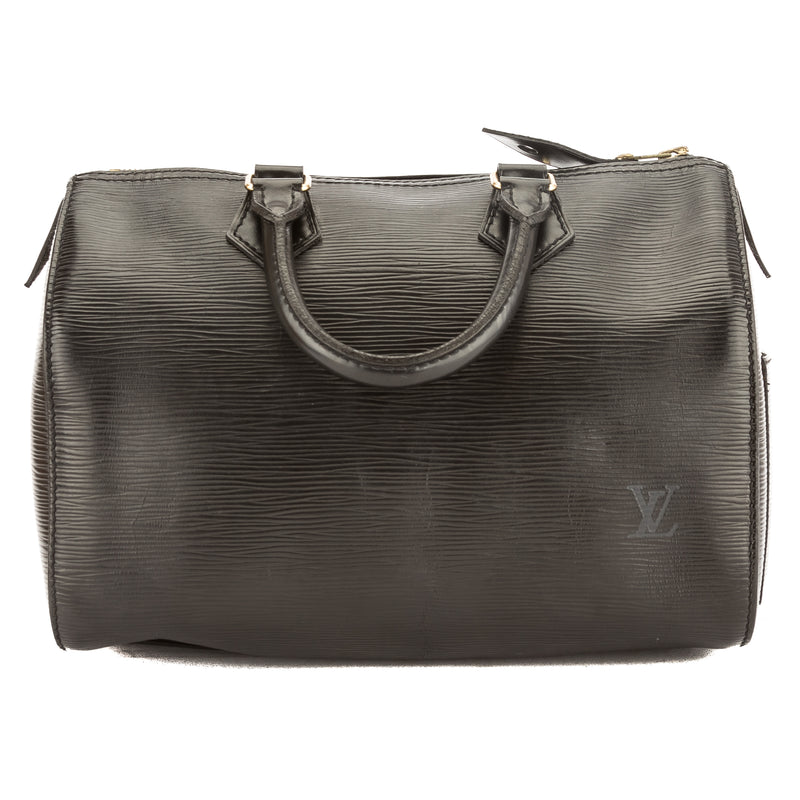 Louis Vuitton Noir Epi Leather Speedy 25 (3863010) – LuxeDH