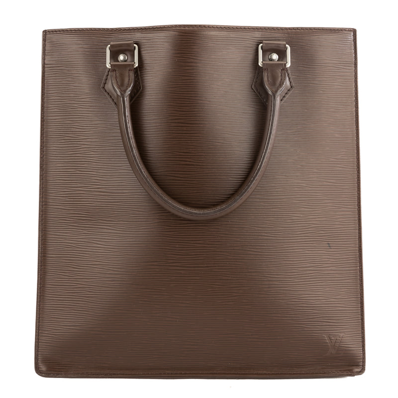 Louis Vuitton Red Epi Leather Sac Plat PM Tote Bag