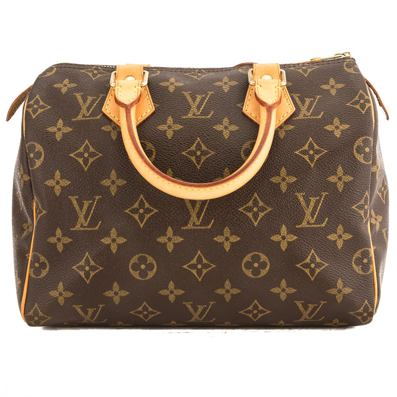 Louis Vuitton Monogram Canvas Speedy 25 Bag (Pre Owned) – LuxeDH