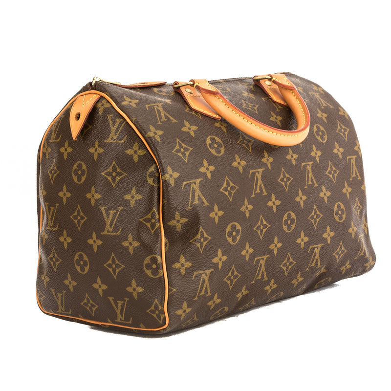 Louis Vuitton Monogram Canvas Speedy 30 Bag (Pre Owned) – LuxeDH