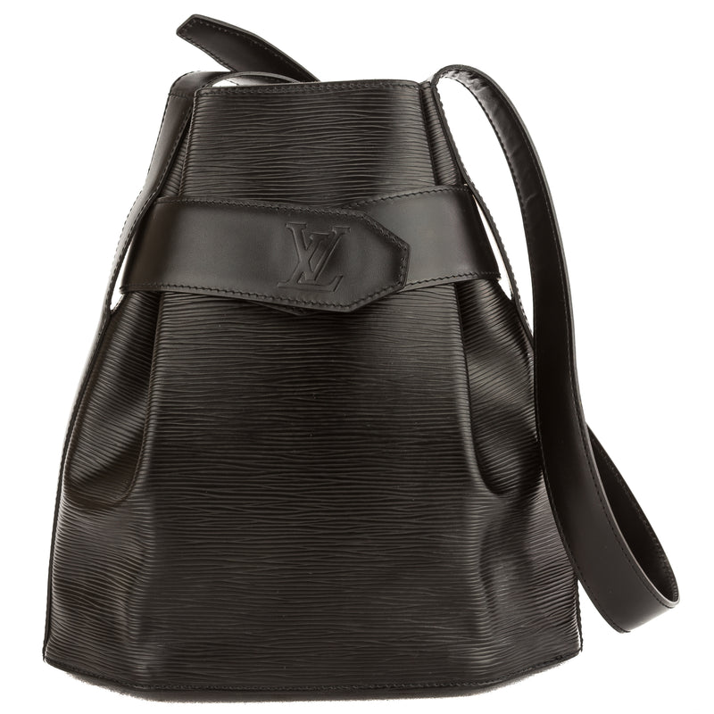 Louis Vuitton Noir Epi Leather Sac D&#39;Epaule PM Bag (Pre Owned) – LuxeDH