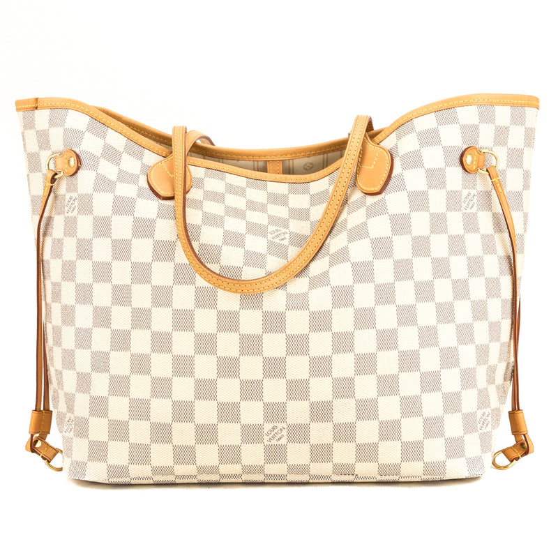 Louis Vuitton Damier Azur Canvas Neverfull MM Bag (Pre Owned) – LuxeDH