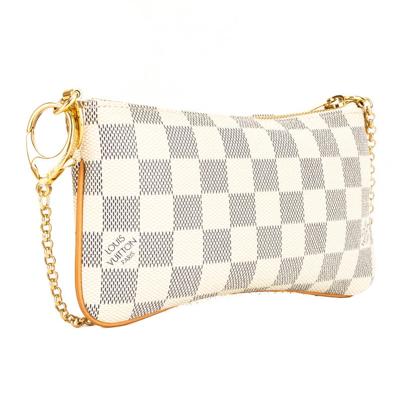 Louis Vuitton Damier Azur Canvas Pochette Milla MM Bag (Pre Owned) – LuxeDH