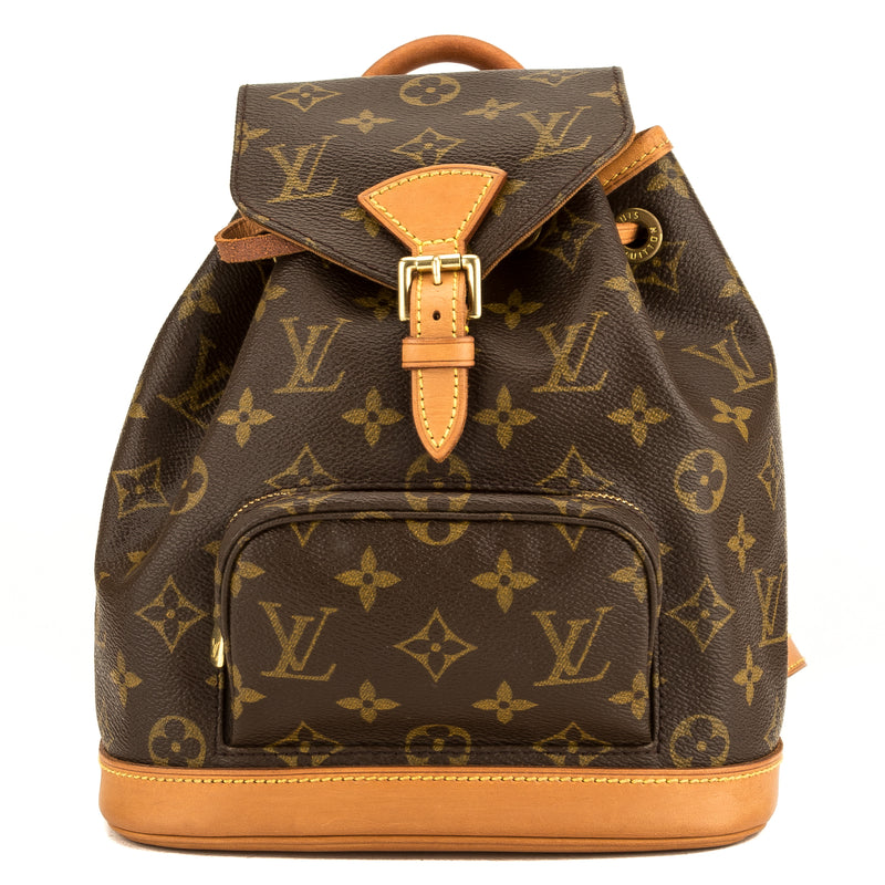 M45515 Louis Vuitton 2020 Monogram Canvas Montsouris PM-Black