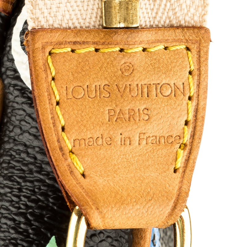 Louis Vuitton Black Multicolore Monogram Canvas Pochette Accessoires B – LuxeDH