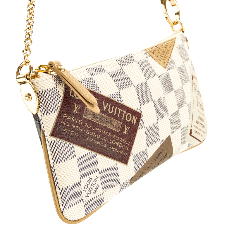 Louis Vuitton Damier Azur Canvas Pochette Milla MM Bag (Pre Owned) – LuxeDH