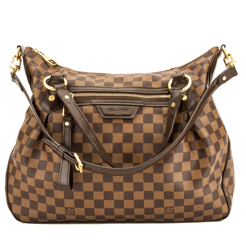 Louis Vuitton Damier Ebene Canvas Evora MM Bag (3890004) – LuxeDH