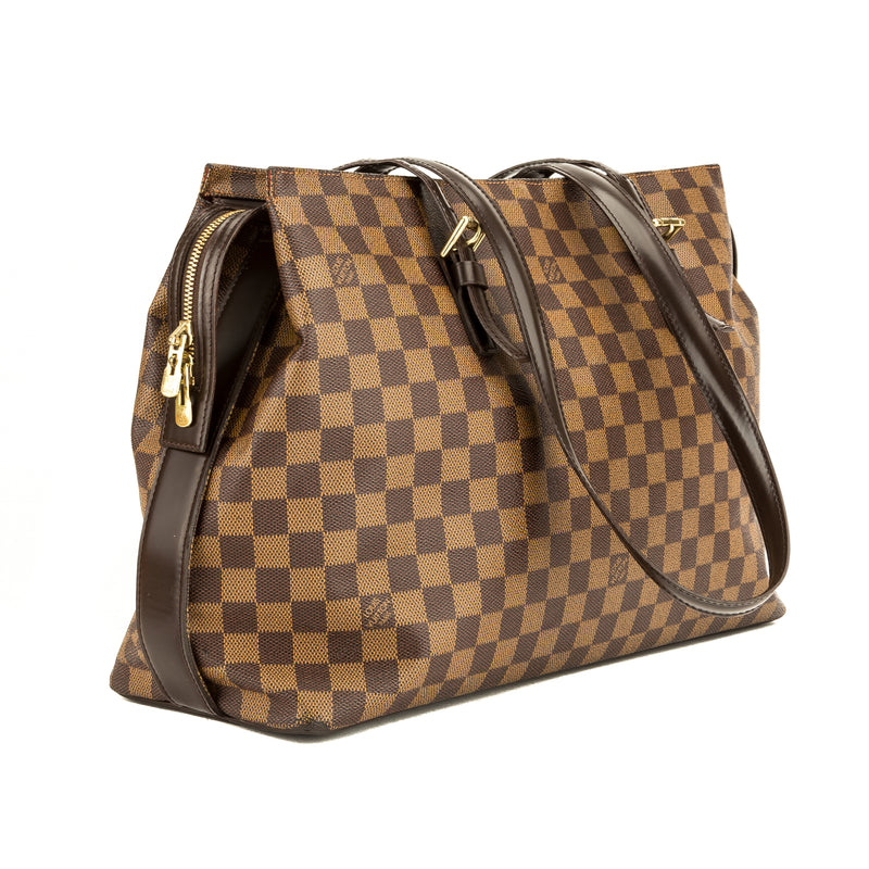 Pre-Owned Louis Vuitton Chelsea Damier Ebene Brown 