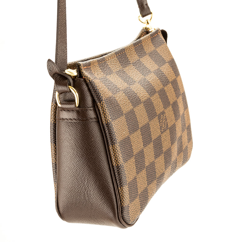 Louis Vuitton Damier Ebene Canvas Trousse Cosmetic Tote Bag (Pre Owned – LuxeDH