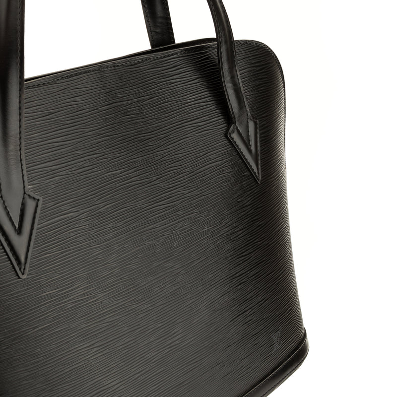 Louis Vuitton Black Epi Noir Lussac Shoulder Bag