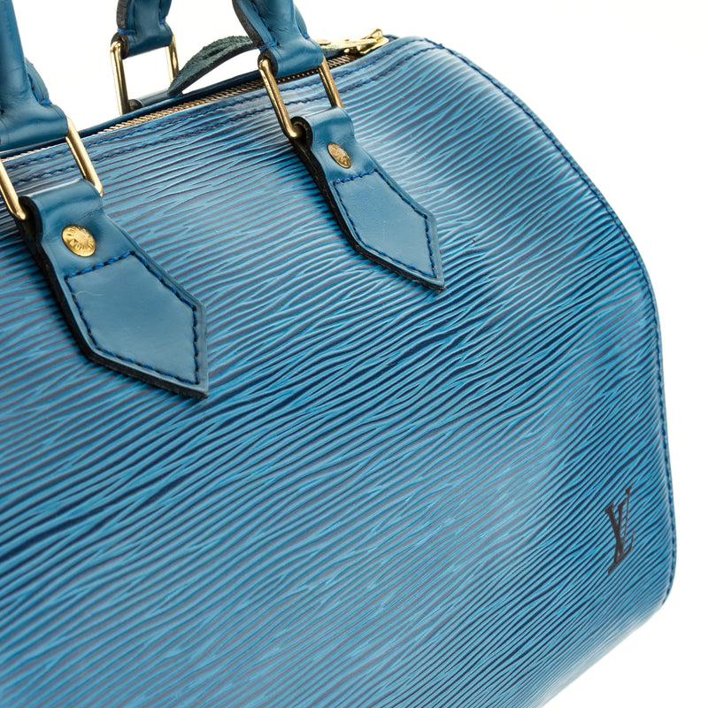 Louis Vuitton Toledo Blue Epi Speedy 25 (3935018) – LuxeDH