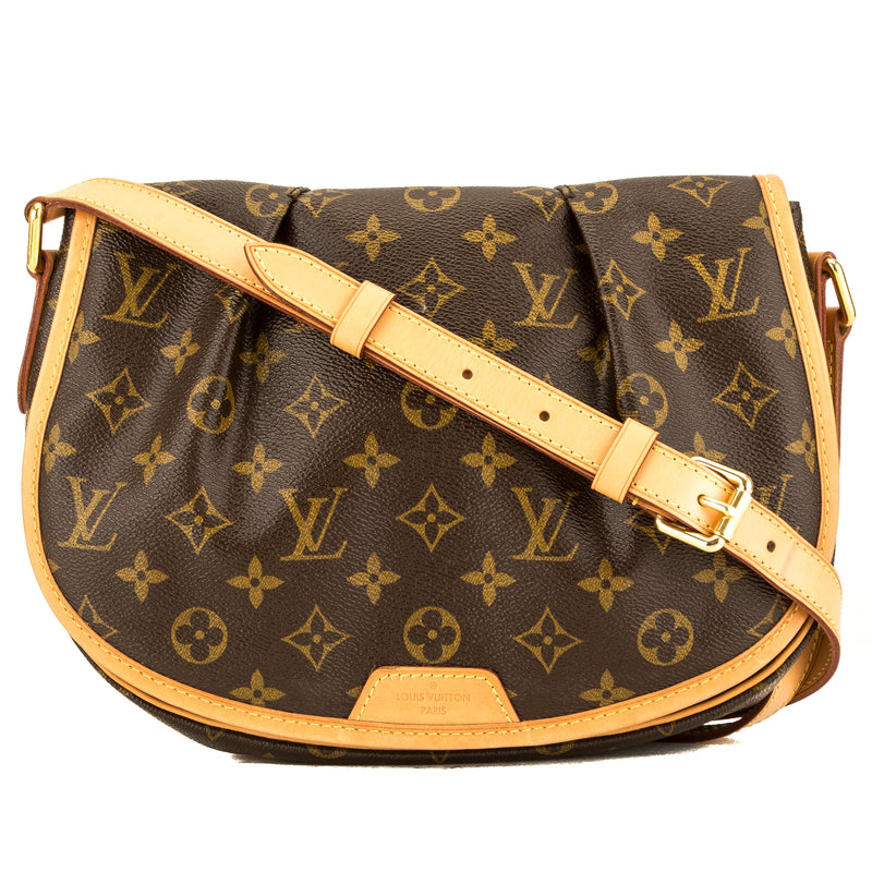 Louis Vuitton Menilmontant PM M40474 Monogram Canvas Crossbody Bag