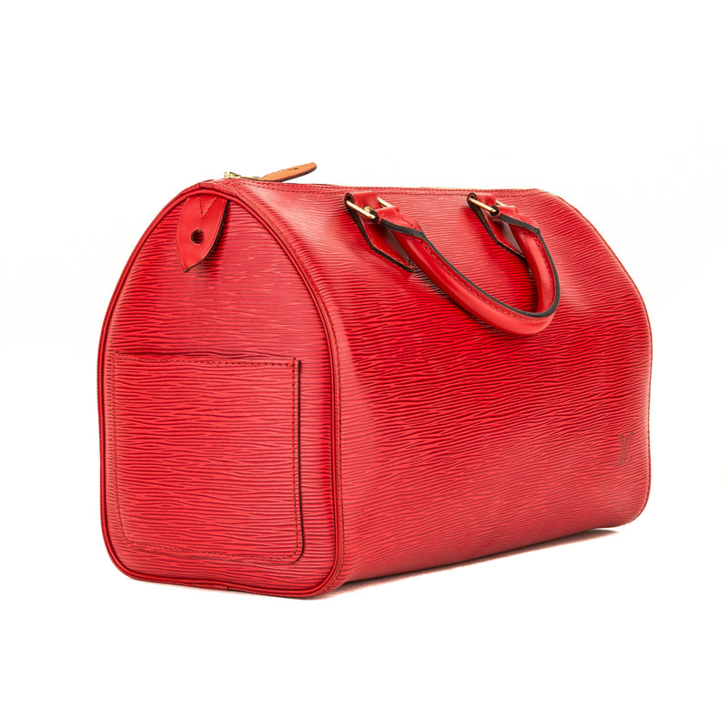 Louis Vuitton Castillian Red Epi Speedy 30 (3981021) – LuxeDH