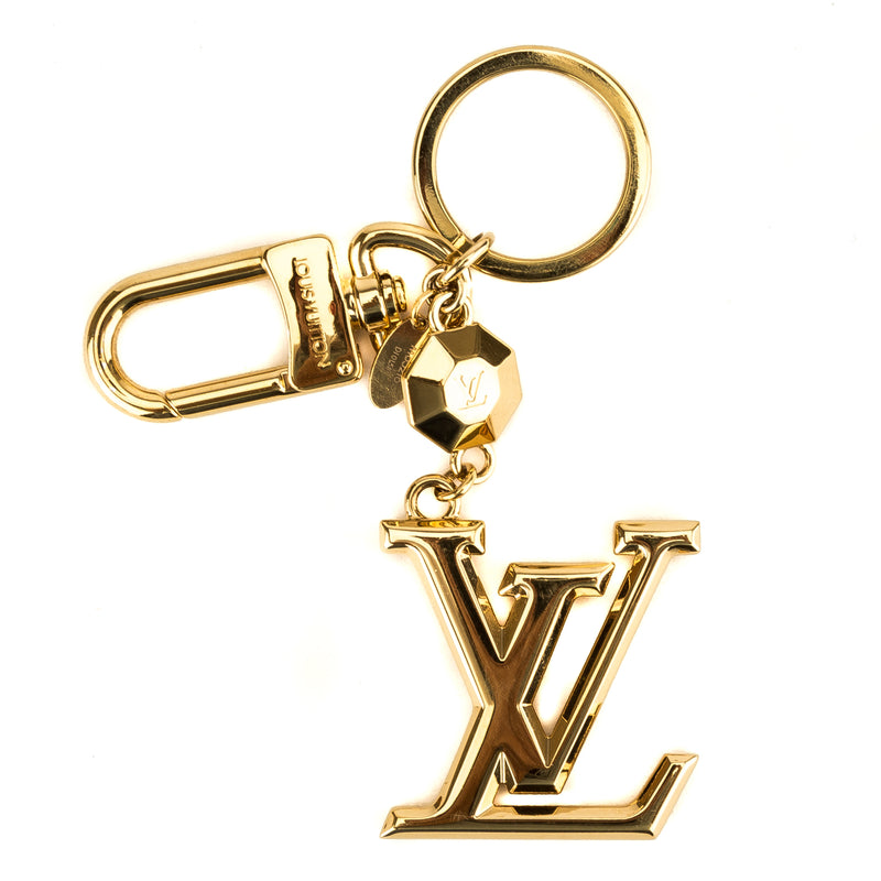 Louis Vuitton Gold LV Facettes Bag Charm and Key Holder (3985002) – LuxeDH