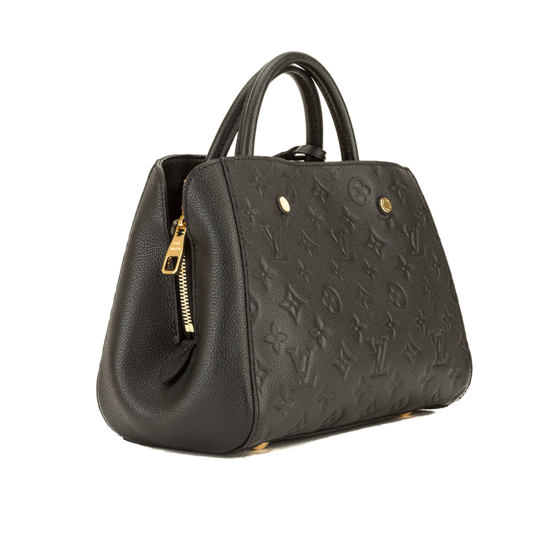 Louis Vuitton Noir Monogram Empreinte Montaigne BB (4002002) – LuxeDH