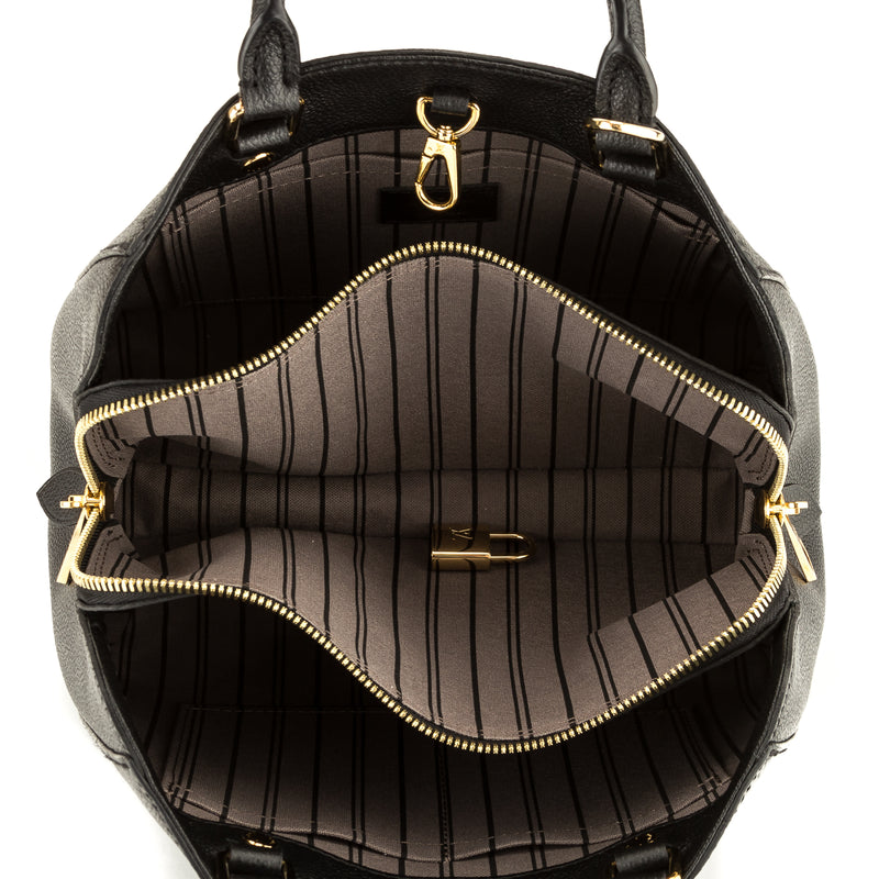 Louis Vuitton Noir Monogram Empreinte Montaigne BB (4002002) – LuxeDH