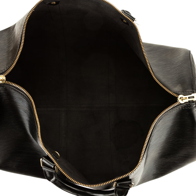 Louis Vuitton Noir Epi Keepall 50 (4010022) – LuxeDH