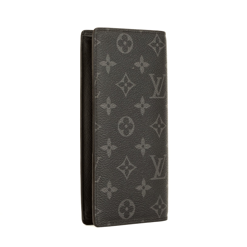 Louis Vuitton Monogram Eclipse Brazza Wallet (4024025) – LuxeDH
