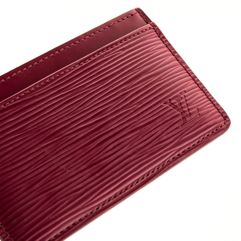 Louis Vuitton Fuchsia Epi Simple Card Holder (4027007) – LuxeDH