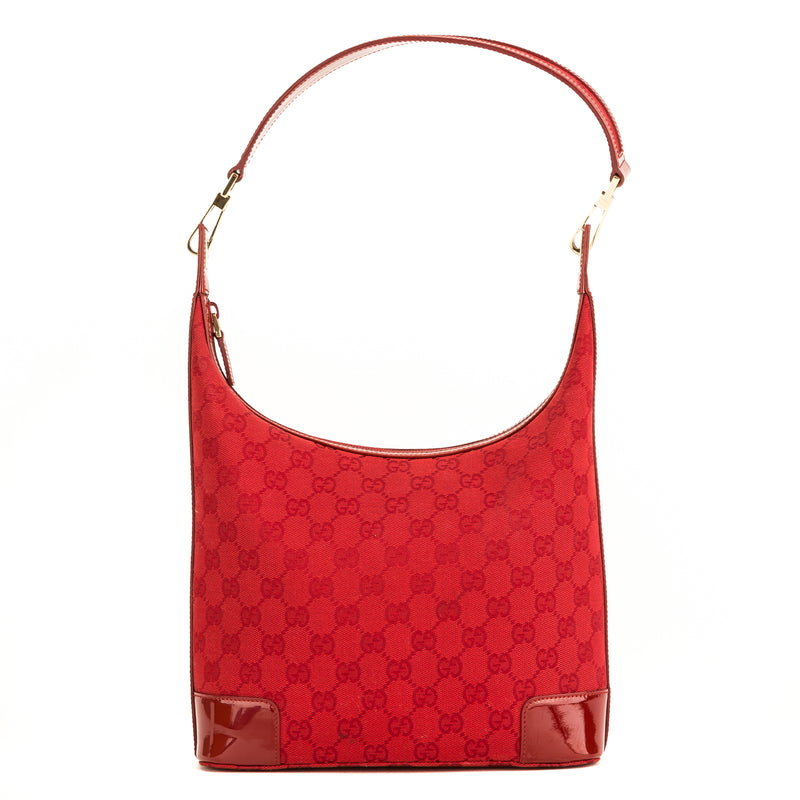 gucci red monogram bag