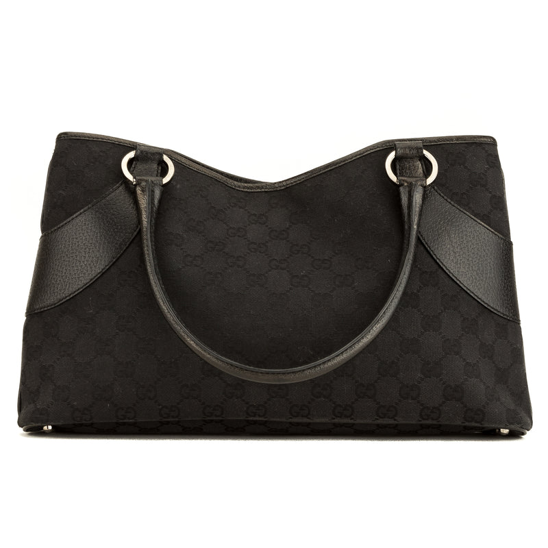 black monogram gucci bag