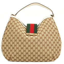 gucci gg canvas hobo bag