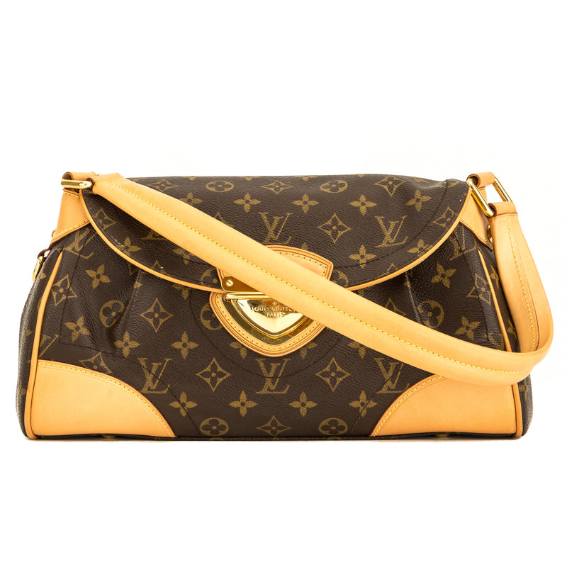 Louis Vuitton Braided Handle V Tote Monogram Canvas and Leather MM at  1stDibs