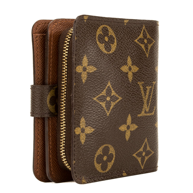 Louis Vuitton Monogram Canvas Compact Zip Bifold Wallet (4051018) – LuxeDH