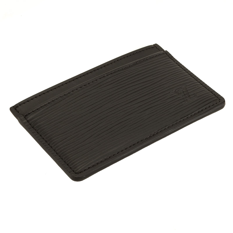 Louis Vuitton Noir Epi Simple Card Holder (4070003) – LuxeDH