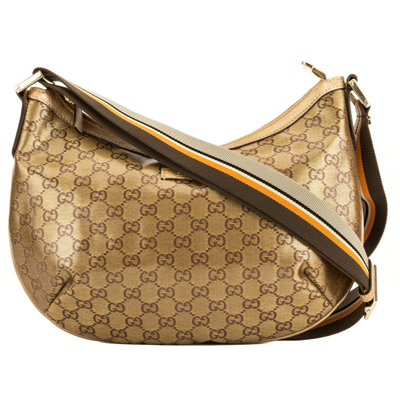 gucci gold shoulder bag