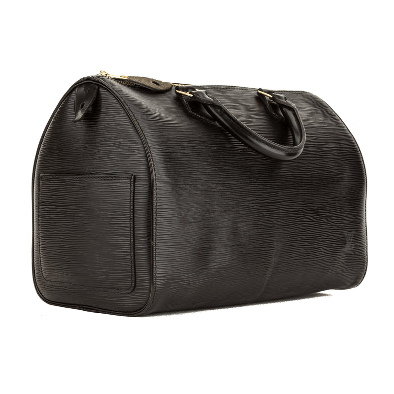 Louis Vuitton Noir Epi Speedy 30 (4105012) – LuxeDH